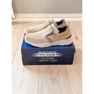 SKECHERS MENS EQUALIZER 4.0 MYRKO SLIP ON EXTRA WIDE FIT SIZE 11 XTRA WIDE NIB